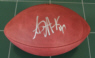 A.J. Hawk Autographed Football