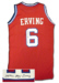 Julius Erving Autographed 76ers Jersey