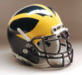 Michigan Wolverines Schutt Mini Helmet