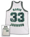 Magic Johnson Autographed Michigan State Jersey