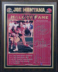 Joe Montana Hall of Fame Plaque