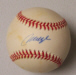 Mo Vaughn Autographed Baseball